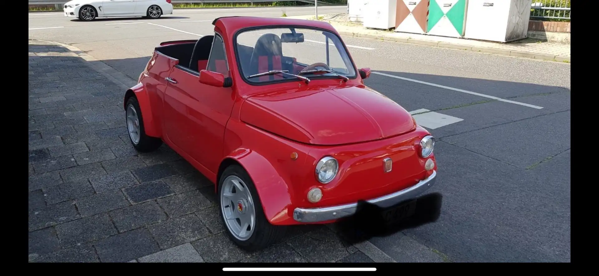 Fiat 500 Cabrio Червоний - 2