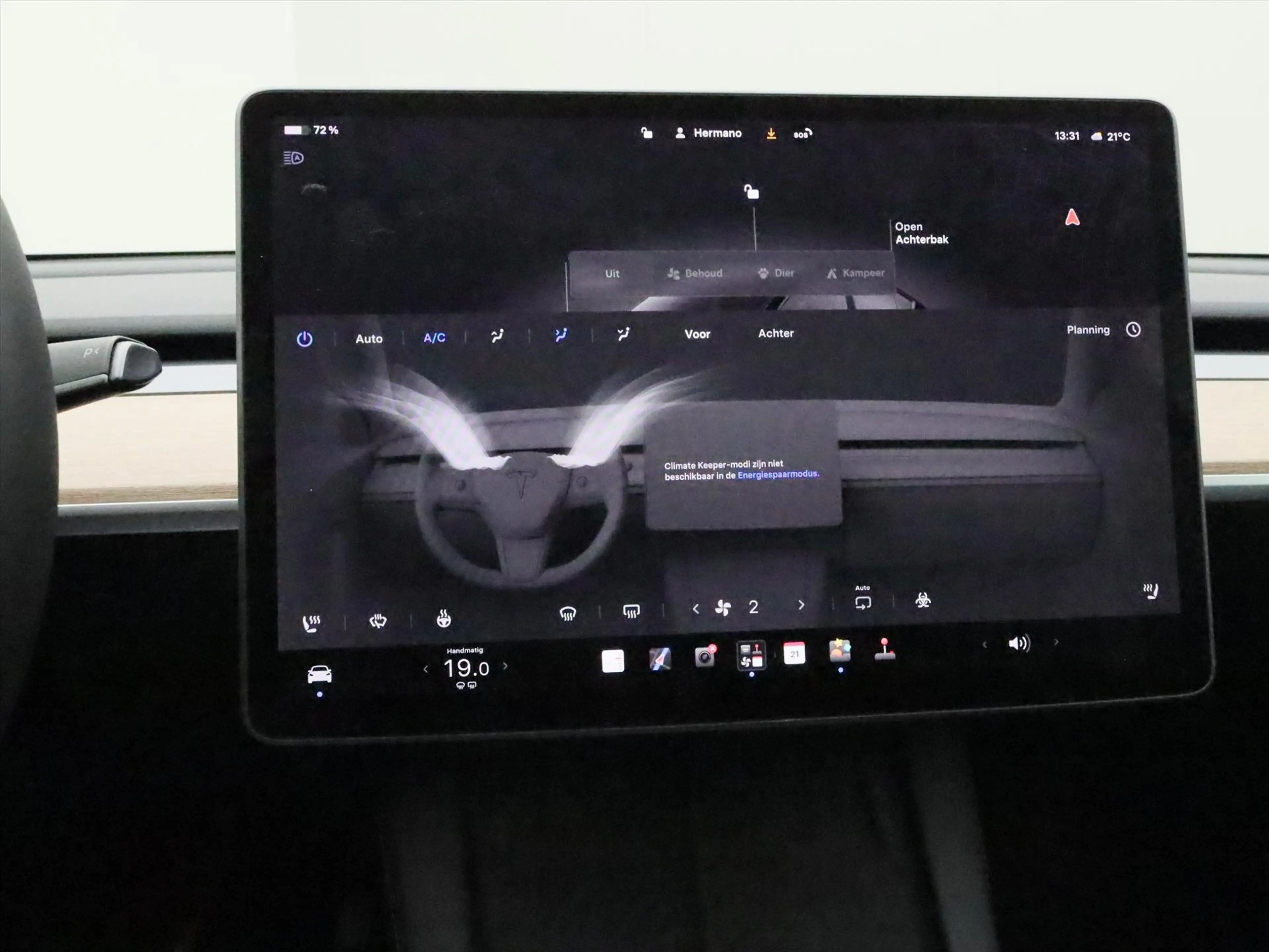 Tesla Model Y Long Range AWD 75kWh 351pk 94.4% SoH [ TREKHAAK+AM — photo 29