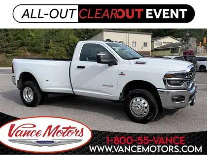 White 2026 RAM 3500 Pickup Truck Four-Wheel Drive 8-Speed Automatic