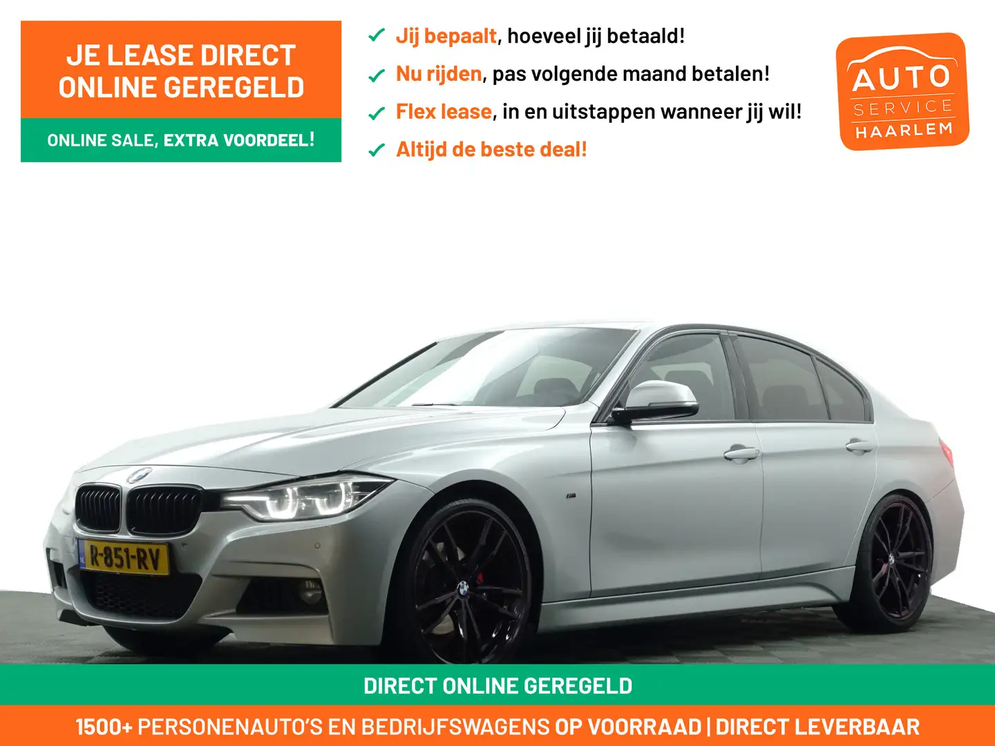 BMW 320 3-serie 320i xDrive 250pk M Performance Aut- Xenon Grau - 1