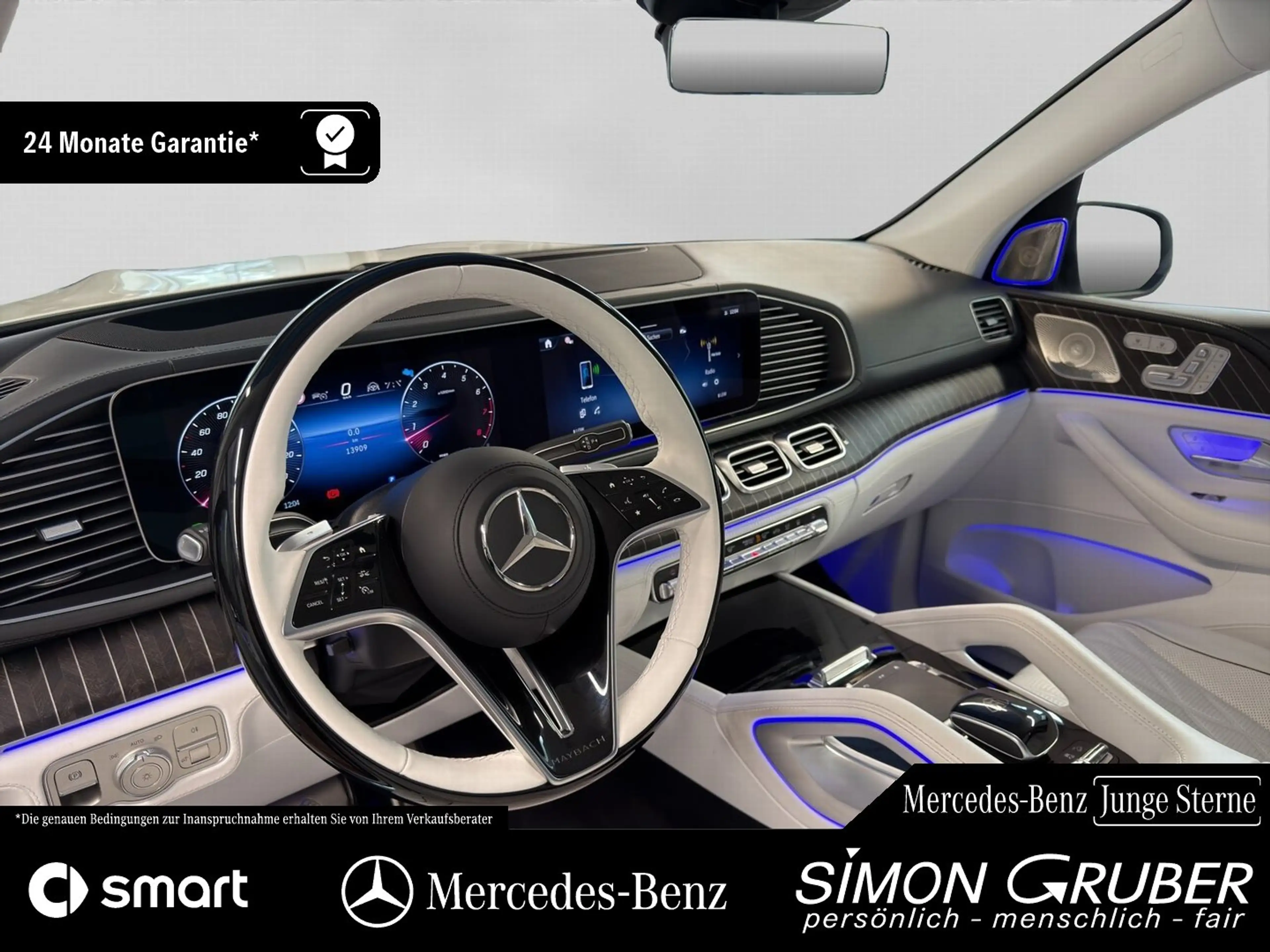 Mercedes-Benz GLS 600 4M Maybach Manufaktur Leder Night Series — photo 6
