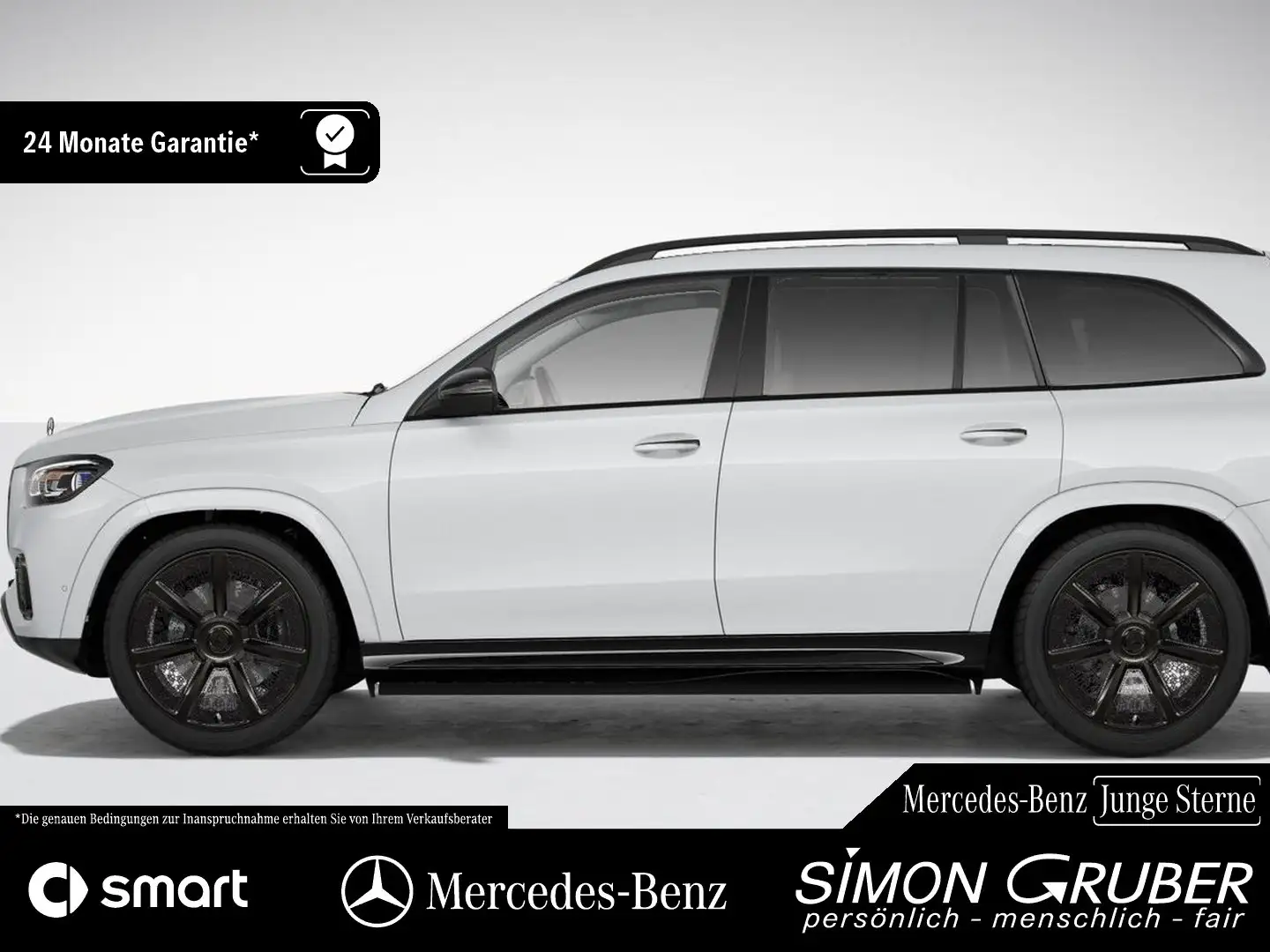 Mercedes-Benz GLS 600 4M Maybach Manufaktur Leder Night Series Weiß - 2