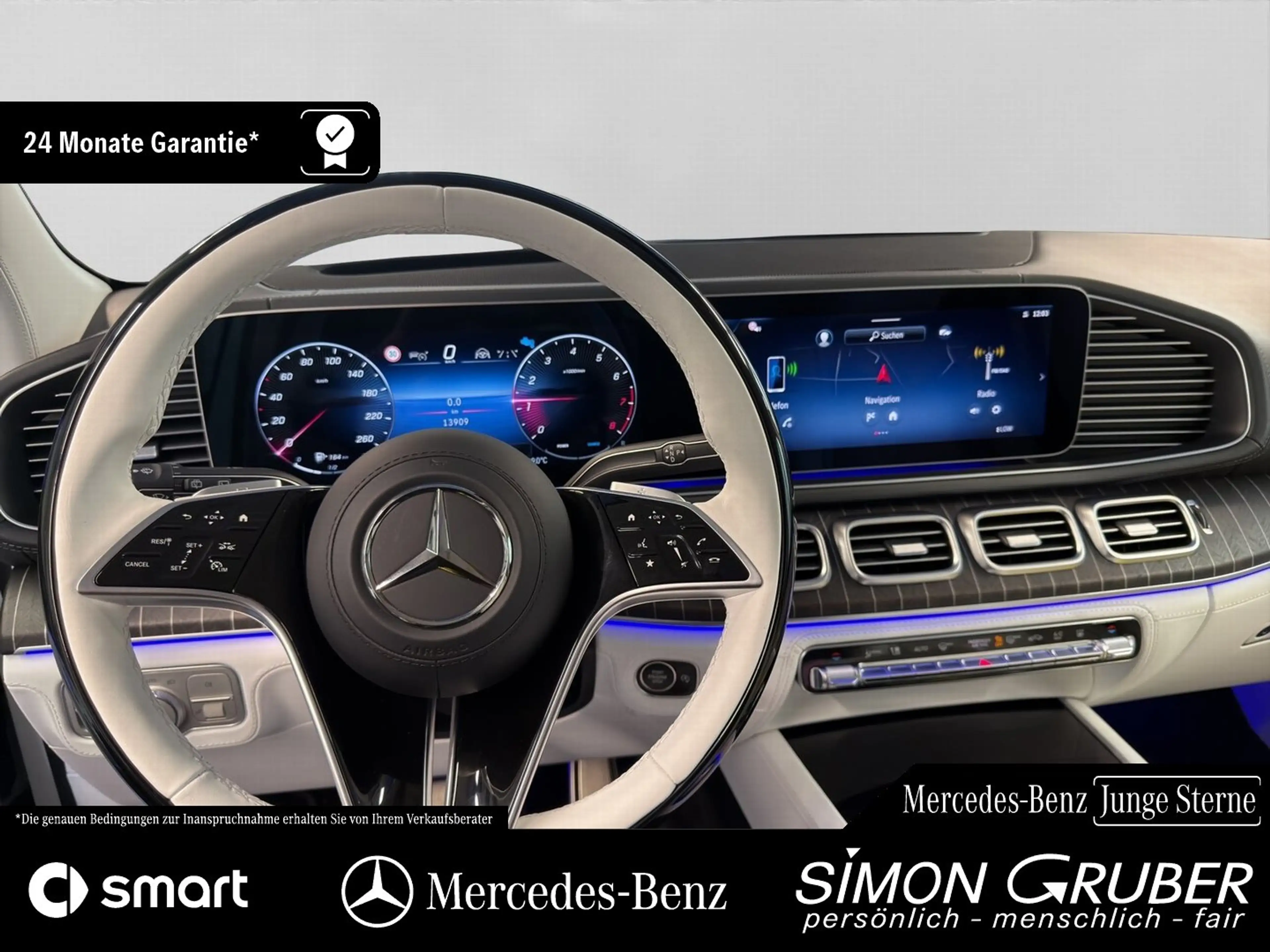 Mercedes-Benz GLS 600 4M Maybach Manufaktur Leder Night Series — photo 12