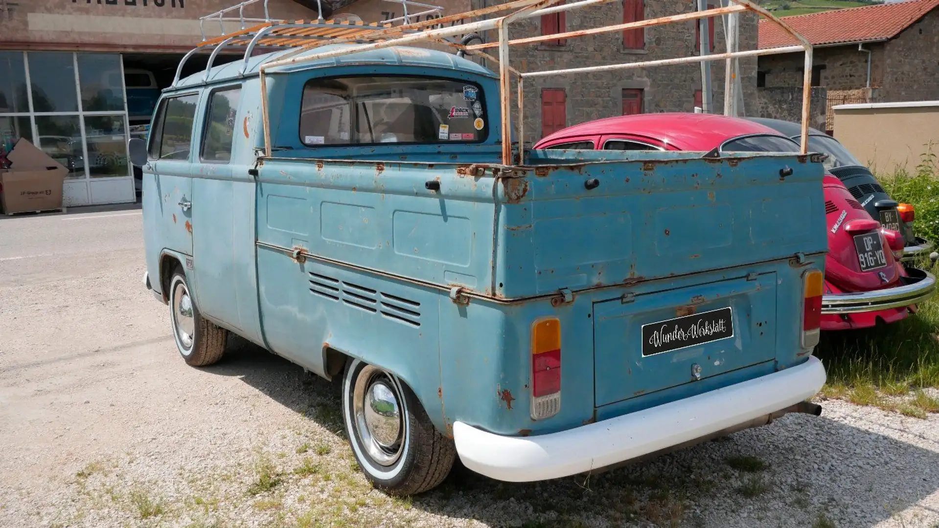 Volkswagen T2 Double Cabine, Moteur 2.0 Injection Bleu - 1