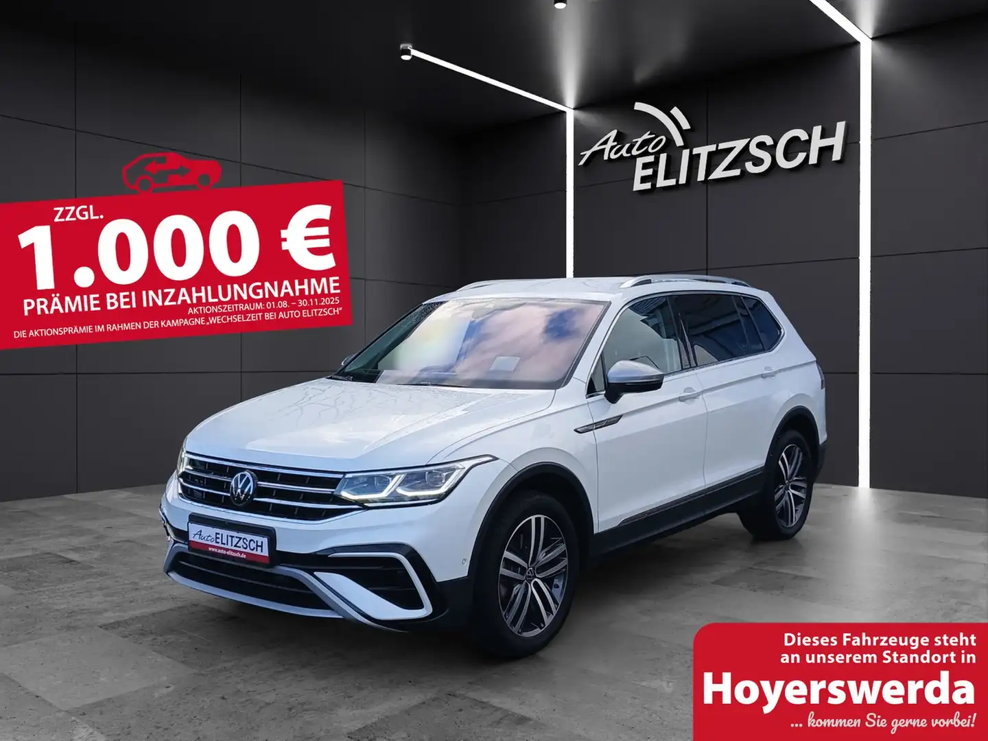 Volkswagen Tiguan Allspace TSI Elegance DSG 4M STH Matrix Navi HUD AID ACC... Weiß - 1