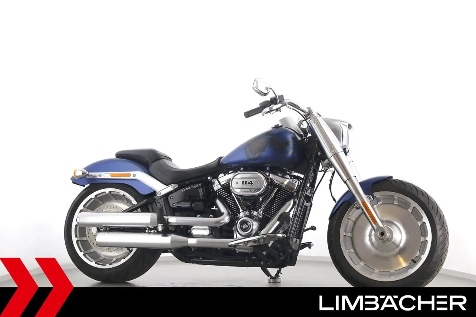 Harley-Davidson Softail FAT BOY 114 FLFBS ANY- SONDERMODELL Kék - 1