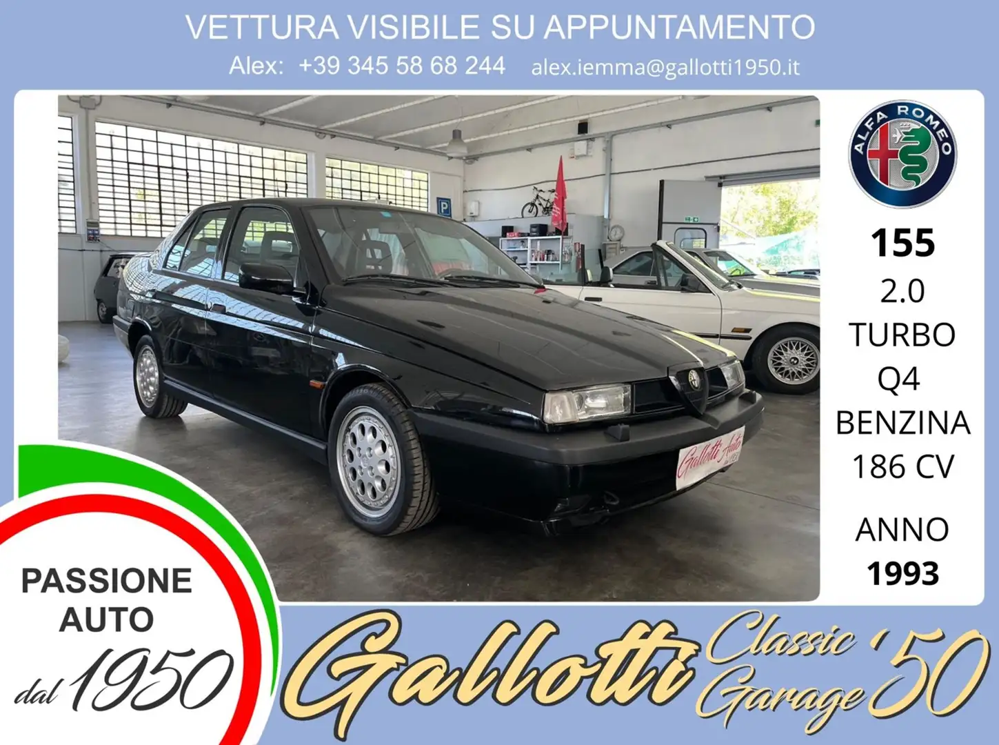 Alfa Romeo 155 2.0 Q4 Grau - 1