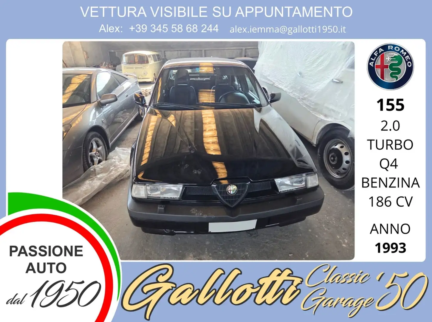 Alfa Romeo 155 2.0 Q4 Grau - 1