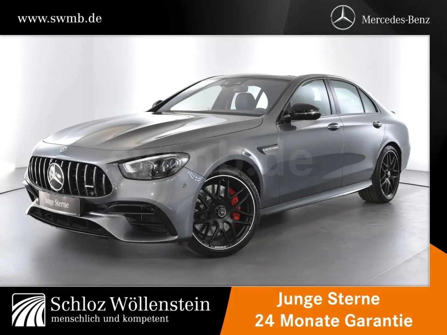 Mercedes-Benz E 63 AMG E 63 S AMG 4M+ MULTIBEAM/DriversP/Track Pace/HuD Сірий - 1