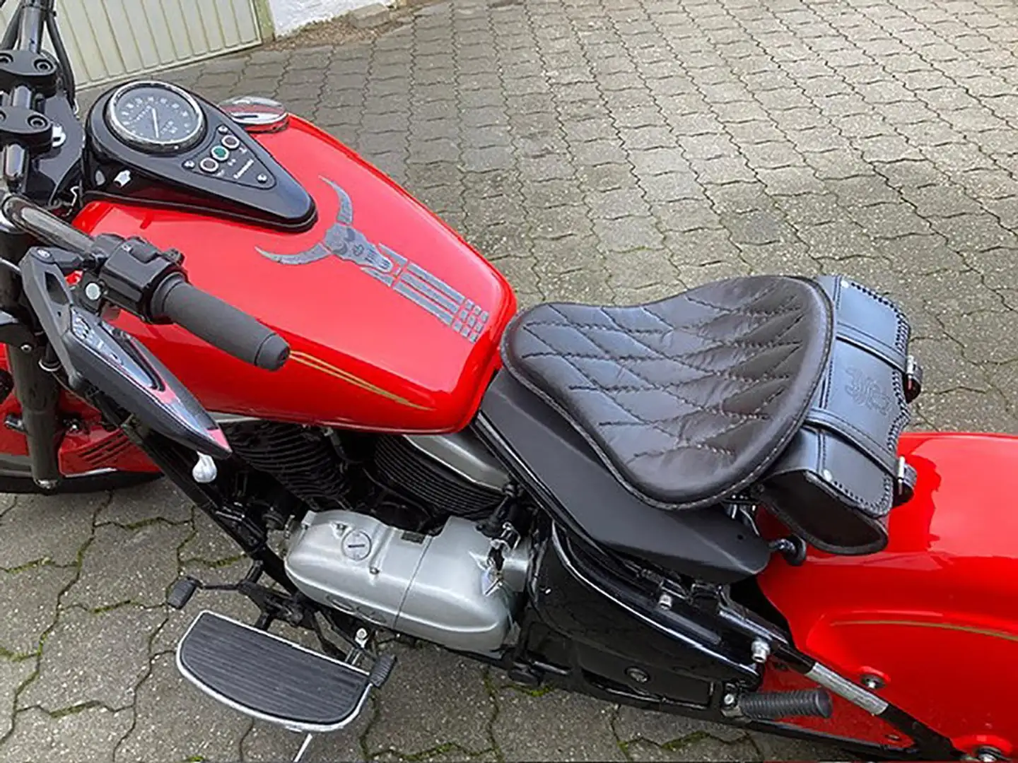 Kawasaki VN 800 Drifter ALEX* Schwingsattel* 4500 km* Neuzust. TOP Rood - 2