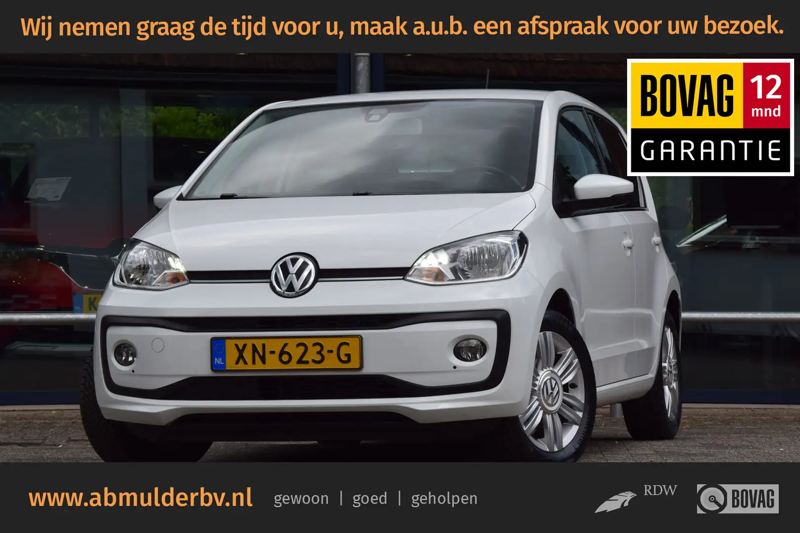 Volkswagen up! 1.0 75PK BMT high up! Automaat | Org. NL | BOVAG G Wit - 1