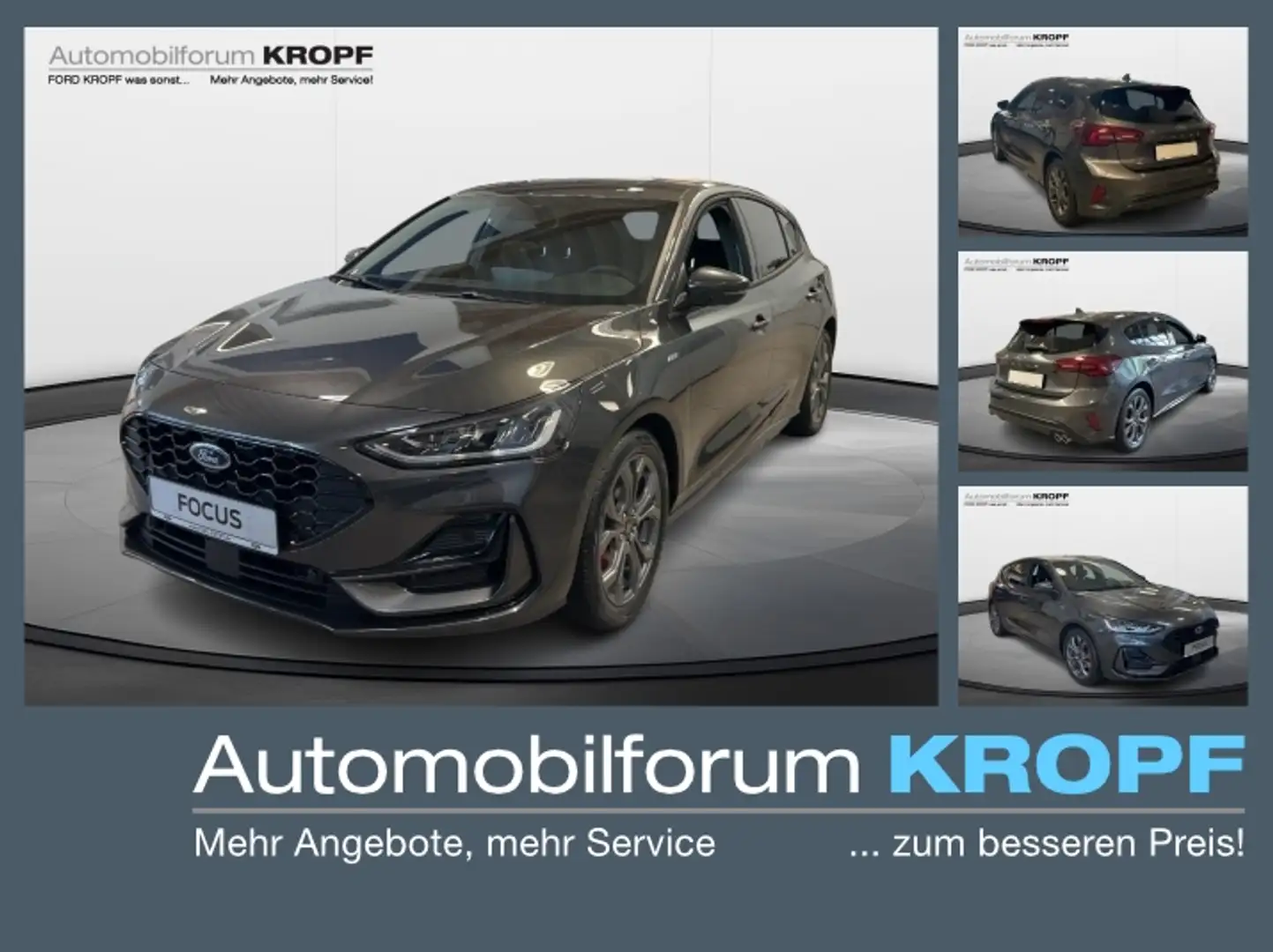 Ford Focus Turnier 1.0EcoBoost Titanium LED PREC NAVI Grau - 1