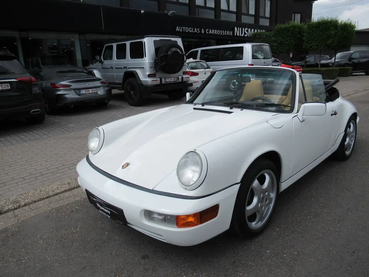 Porsche 964 911 Carrera 2 Cabriolet-Automaat-Airco-Leder, foto 1