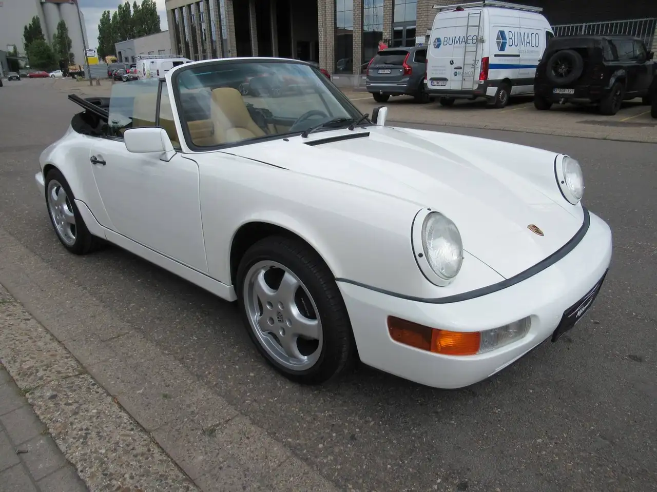 Porsche 964 911 Carrera 2 Cabriolet-Automaat-Airco-Leder, foto 3
