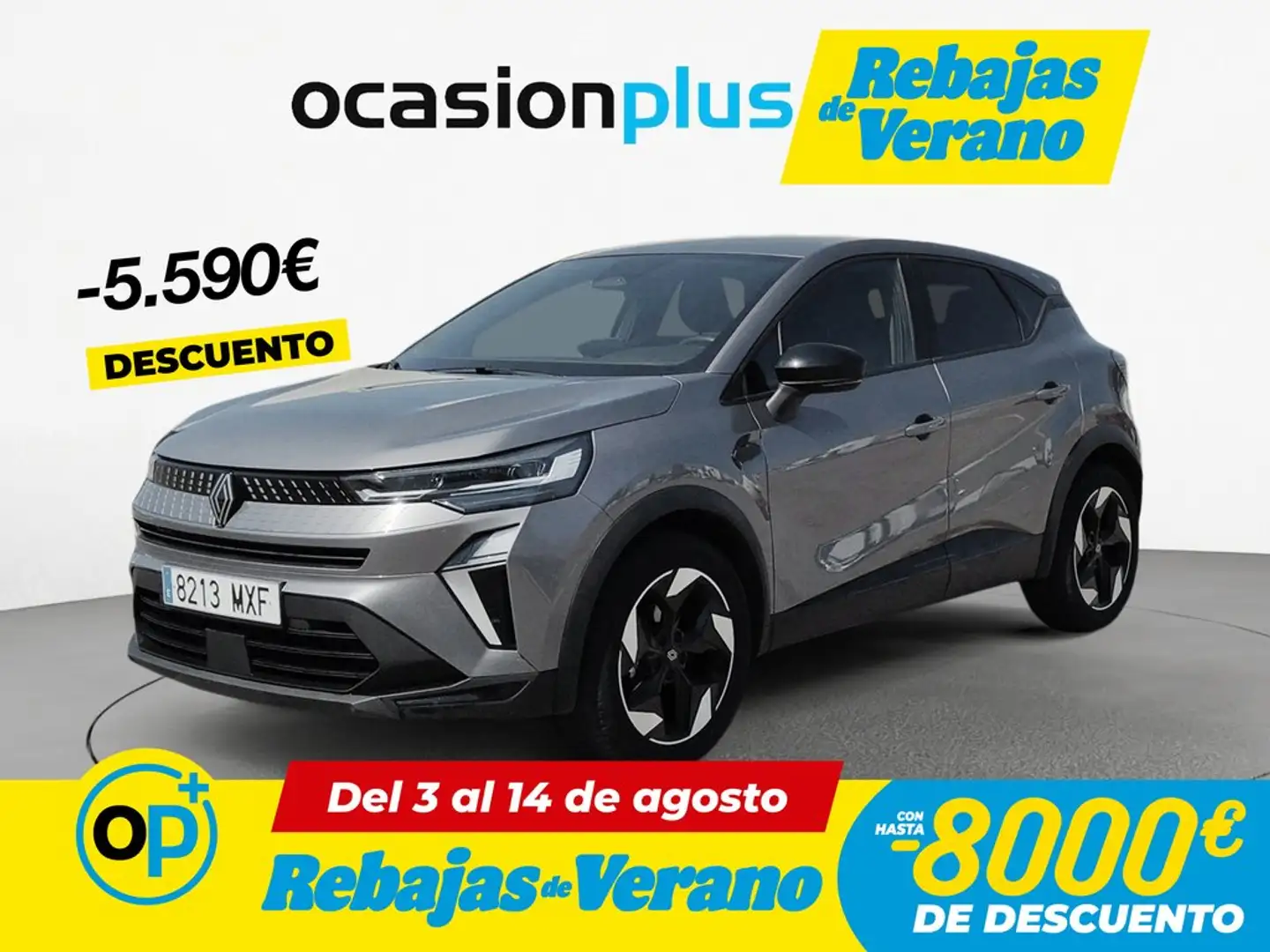 Renault Captur TCe Techno 67kW Gris - 1
