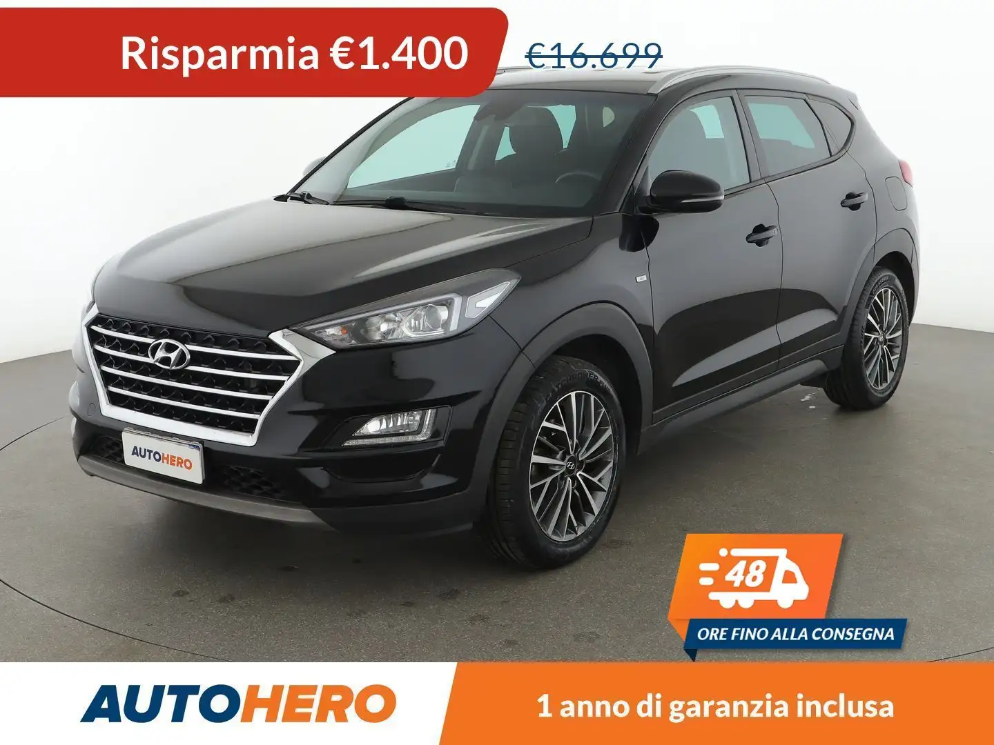 Hyundai TUCSON 1.6 CRDi Xprime MHEV Nero - 1