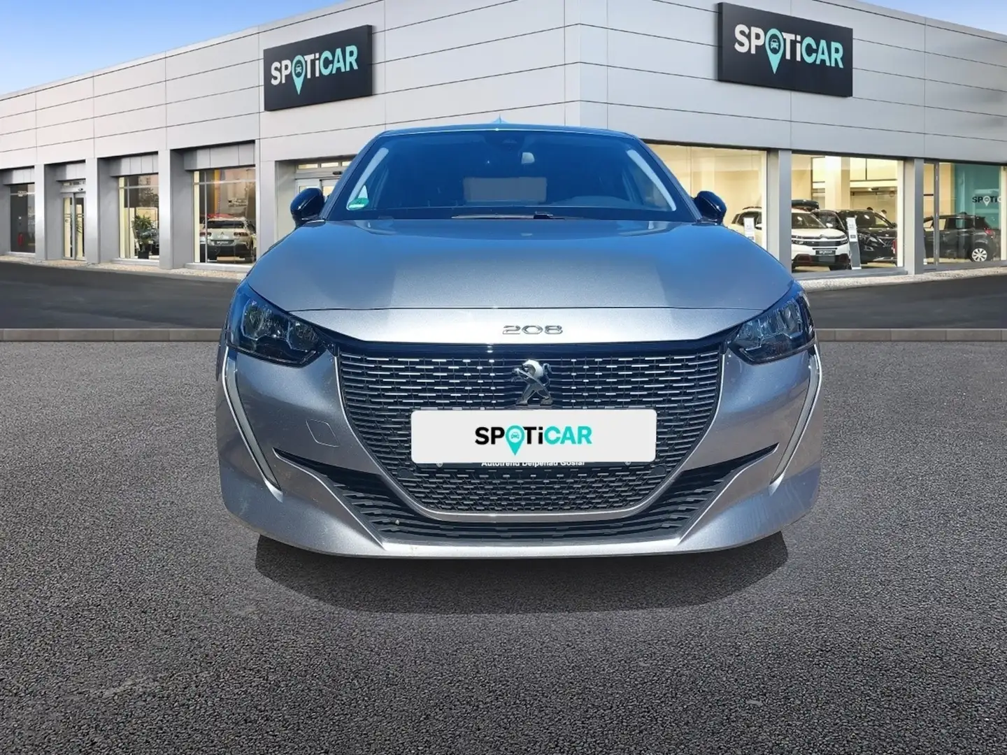 Peugeot e-208 Allure Pack 136 SOH 99% Silber - 2