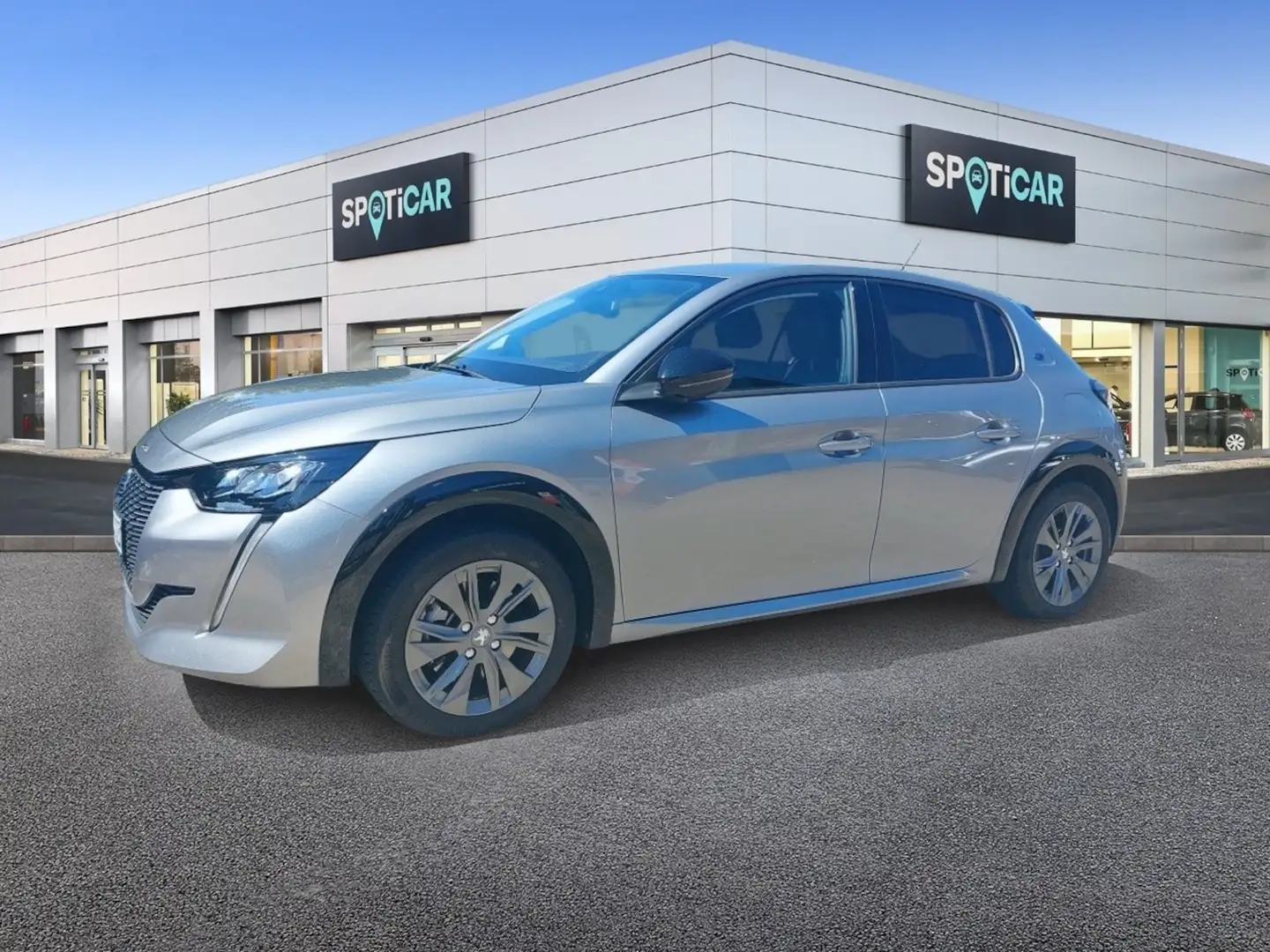 Peugeot e-208 Allure Pack 136 SOH 99% Silber - 1
