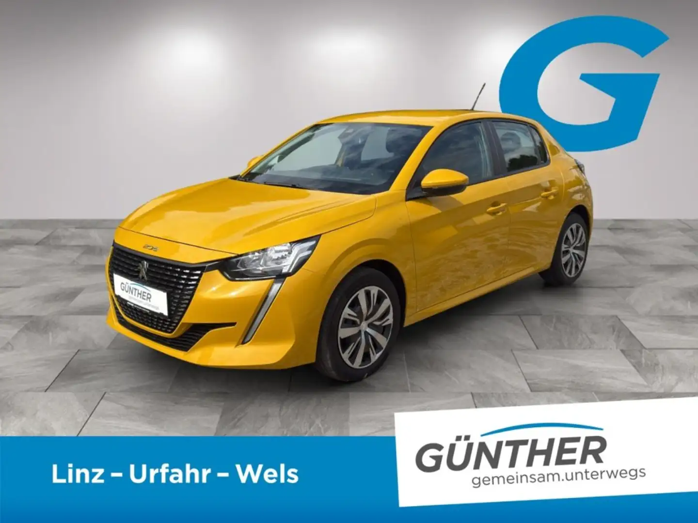 Peugeot 208 Act. 1.2 Gelb - 1