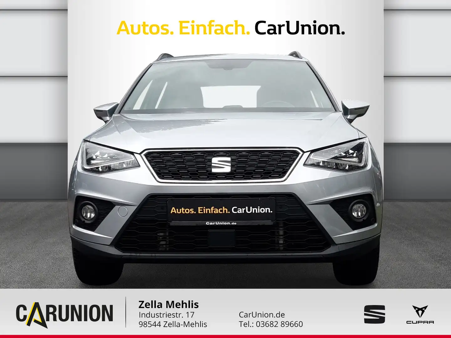 SEAT Arona Beats Fast Lane 1.0l TSI 115 PS 6 Gang*NAV Silber - 2