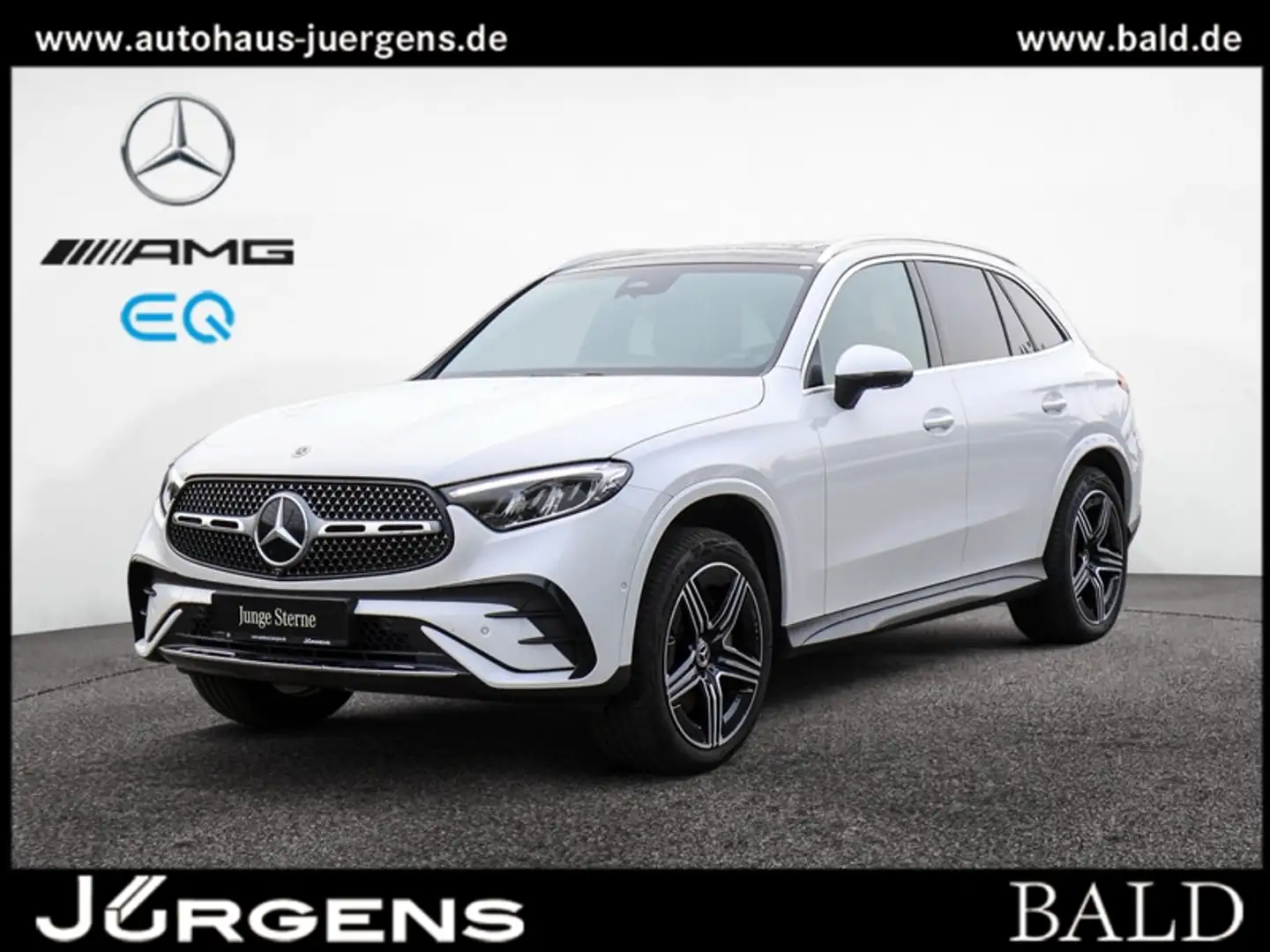 Mercedes-Benz GLC 300 de 4M AMG-Sport/Pano/AHK/Distr/Memo/20' Weiß - 1