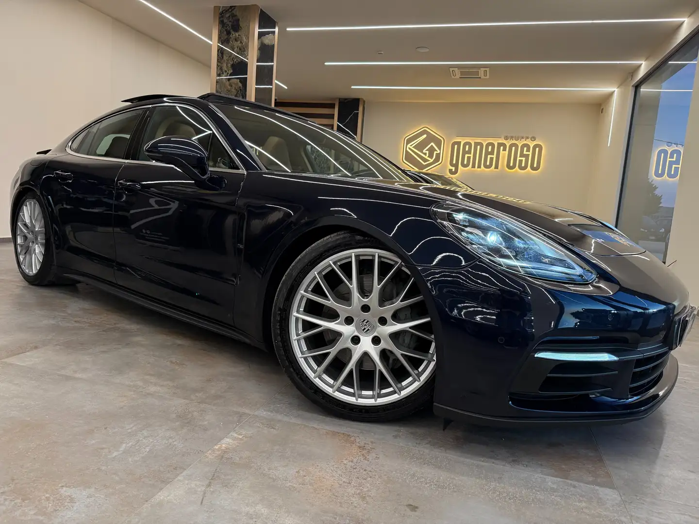Porsche Panamera 4.0 4S diesel Panorama Pelle Beige Garanzia Bleu - 2