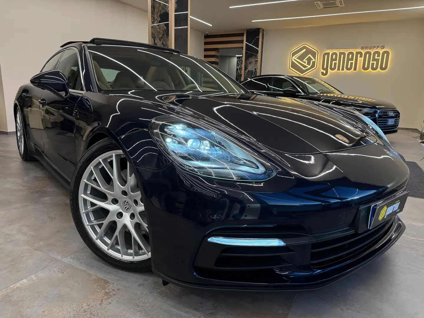 Porsche Panamera 4.0 4S diesel Panorama Pelle Beige Garanzia Bleu - 1