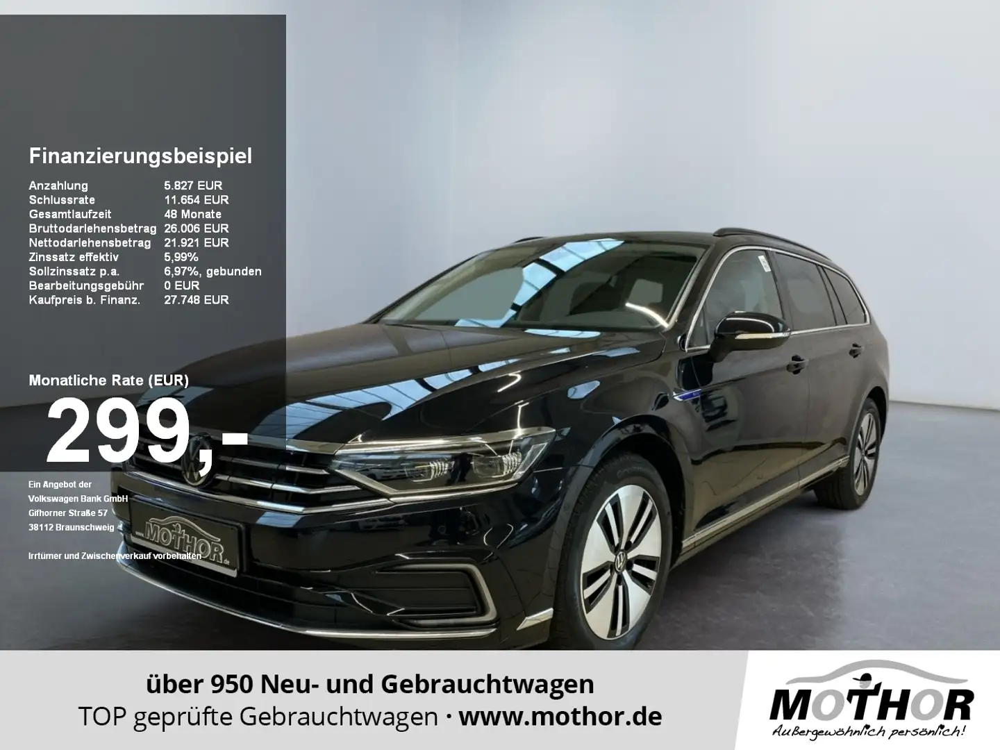Volkswagen Passat Variant GTE 1.4TSI DSG LED ACC Digicockpit Schwarz - 1