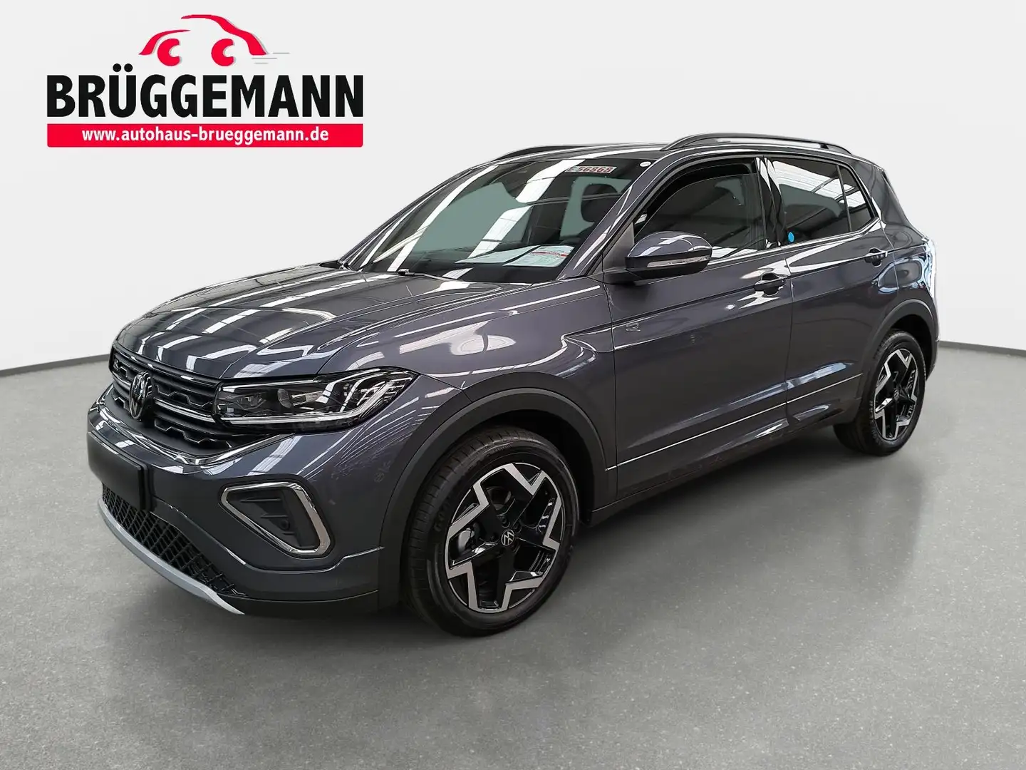 Volkswagen T-Cross T-CROSS 1.0 TSI DSG R-LINE IQ-LED ACC WINTER SICHT Grau - 1