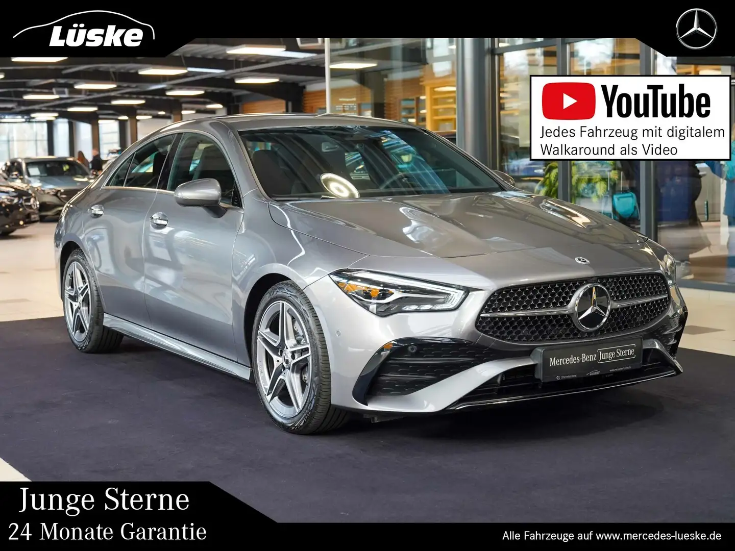 Mercedes-Benz CLA 200 CLA 200 Coupé AMG Line Premim DAB Kamera KEYLES Grau - 1