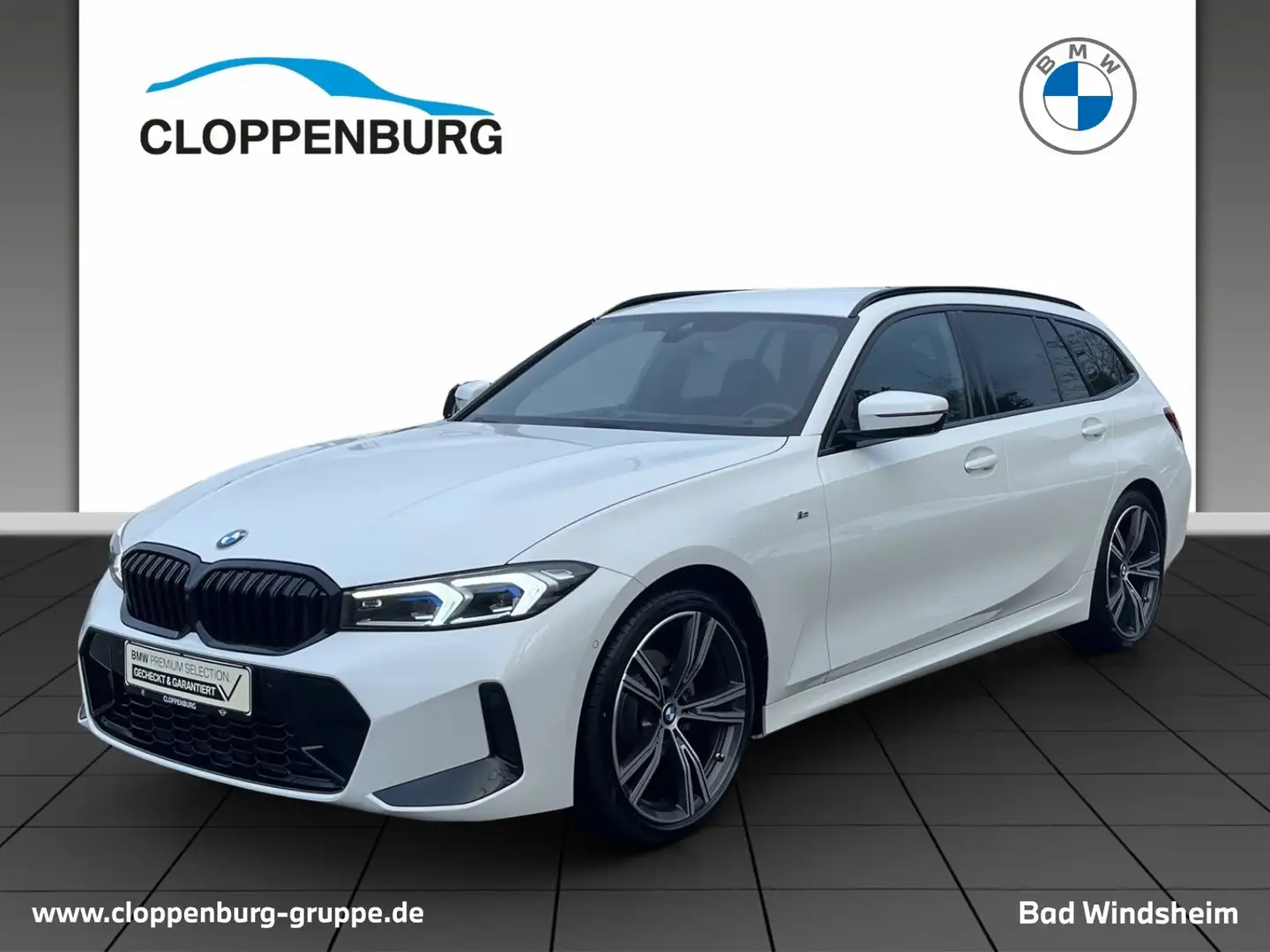 BMW 320 d xDrive M Sport M Sportpaket Head-Up Weiß - 1