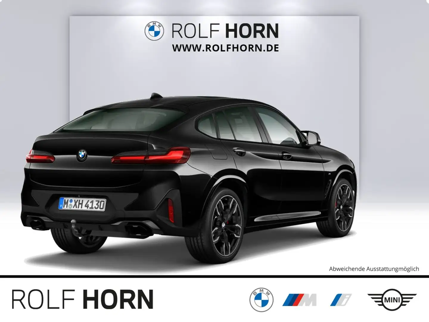 BMW X4 M40d HeadUp AHK Laser Pano H/K 360° Sitzhzg Schwarz - 2