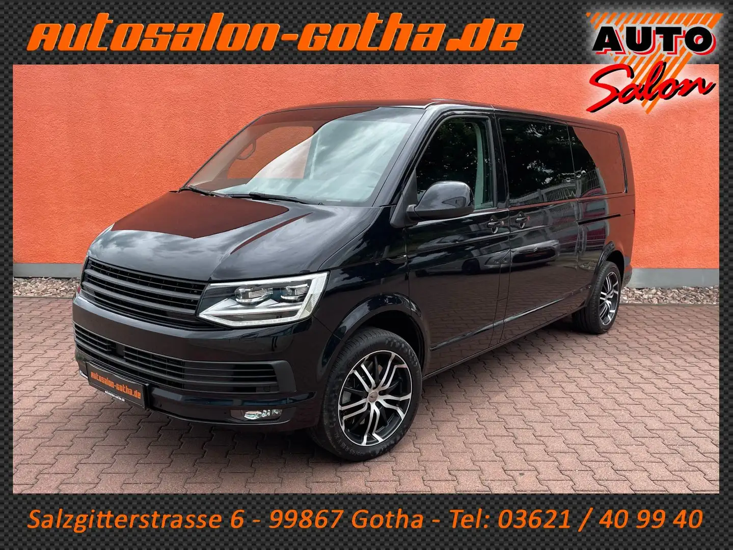 Volkswagen T6 Kombi lang 4Motion DSG 5Sitzer AHK+LED SPERRE Schwarz - 1