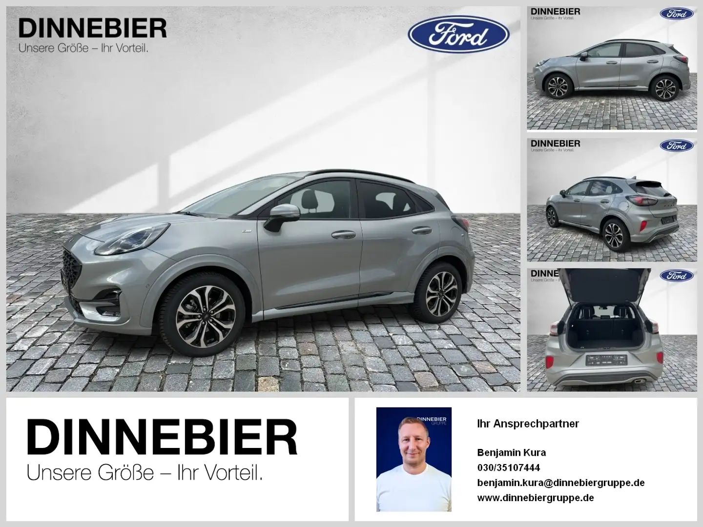 Ford Puma ST-Line X LED+Navi+Kamera+Winterpaket Silber - 1