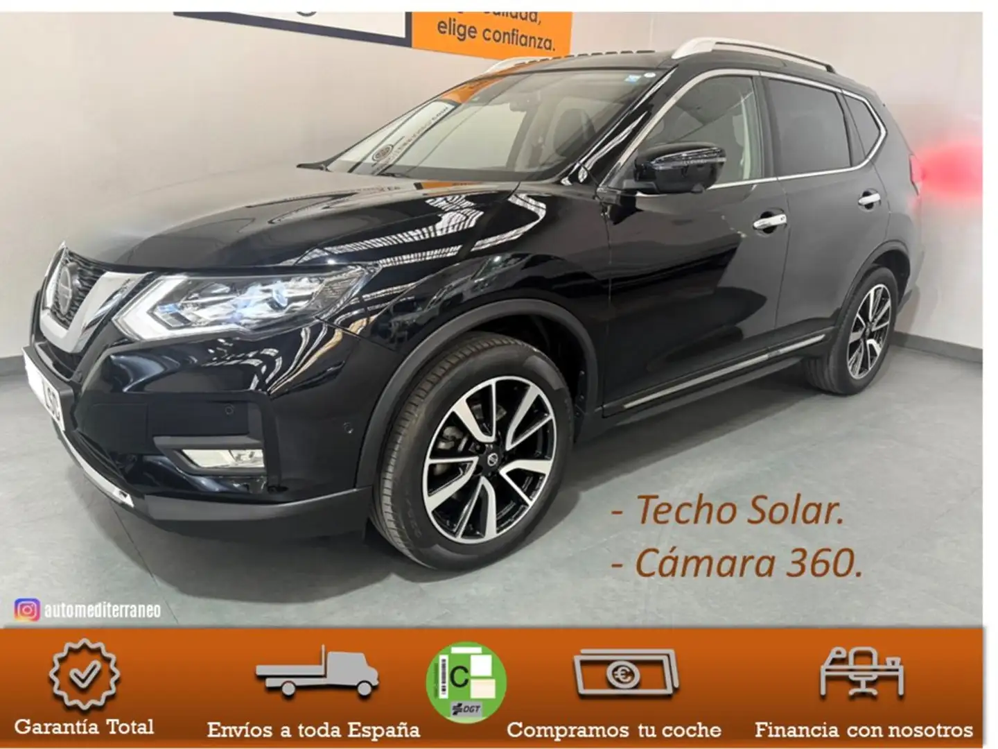 Nissan X-Trail 5P dCi 110 kW (150 CV) E6D CVT TEKNA Negro - 2