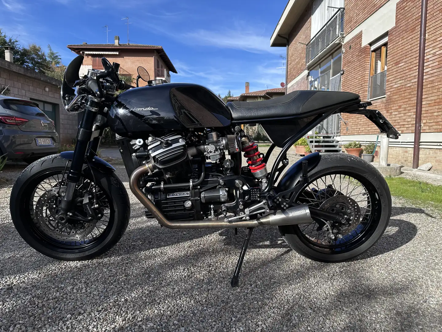 Honda CX 500 Café Racer Negro - 2