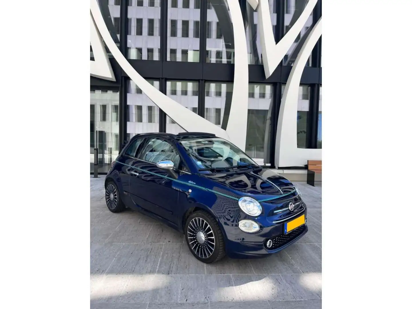 Fiat 500 0.9 Édition RIVA Bleu - 1