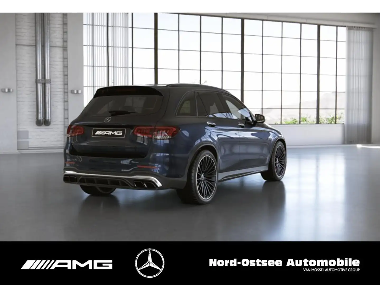 Mercedes-Benz GLC 63 AMG GLC 63 S AMG 4M  HUD PANO NIGHT DISTRO BURMESTER Albastru - 2