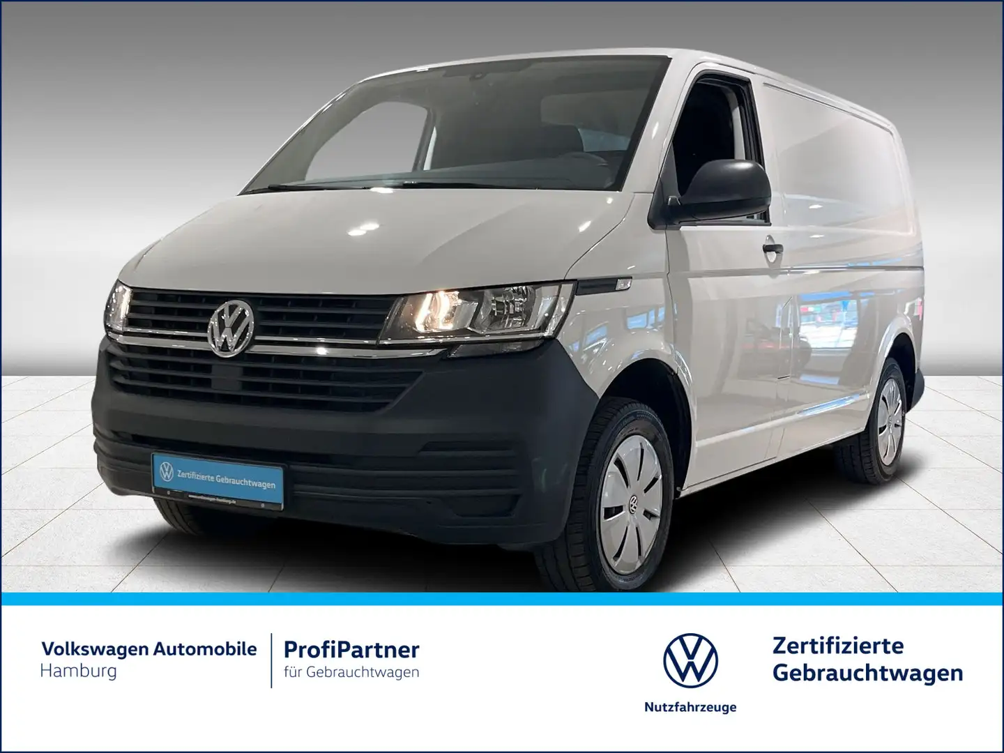Volkswagen T6.1 Transporter T6.1 Kasten 2.0 TDI EcoProfi Klima DAB+ Weiß - 1
