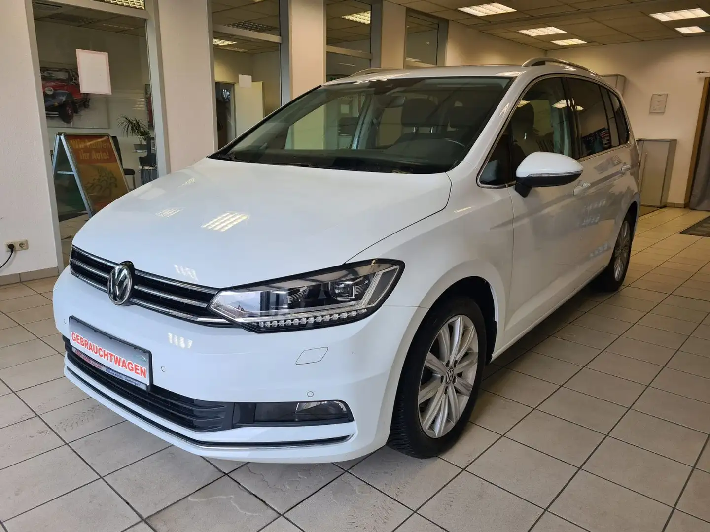 Volkswagen Touran Highline BMT/Start-Stopp / LED / NAVI / Blanc - 1