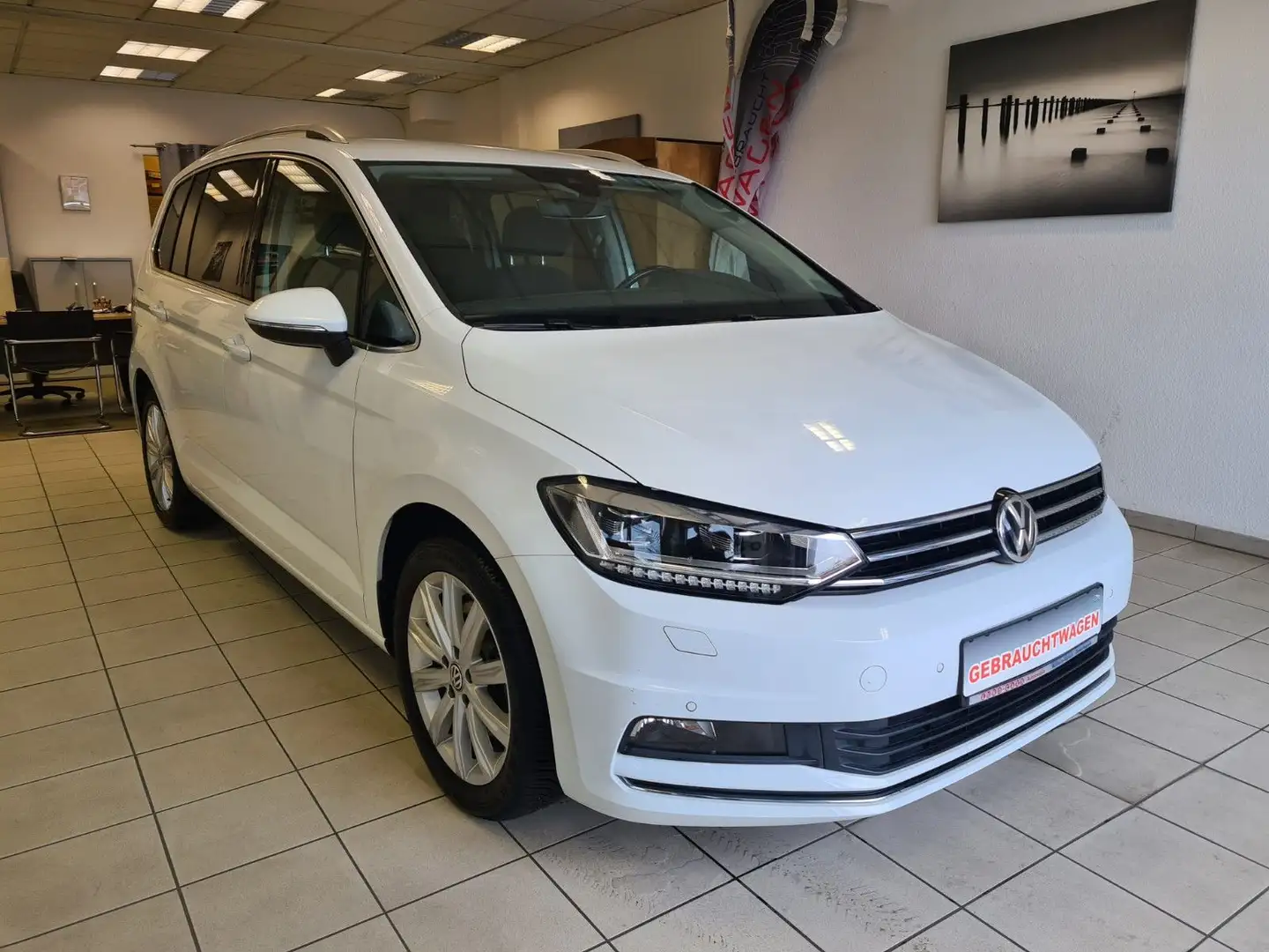 Volkswagen Touran Highline BMT/Start-Stopp / LED / NAVI / Blanc - 2