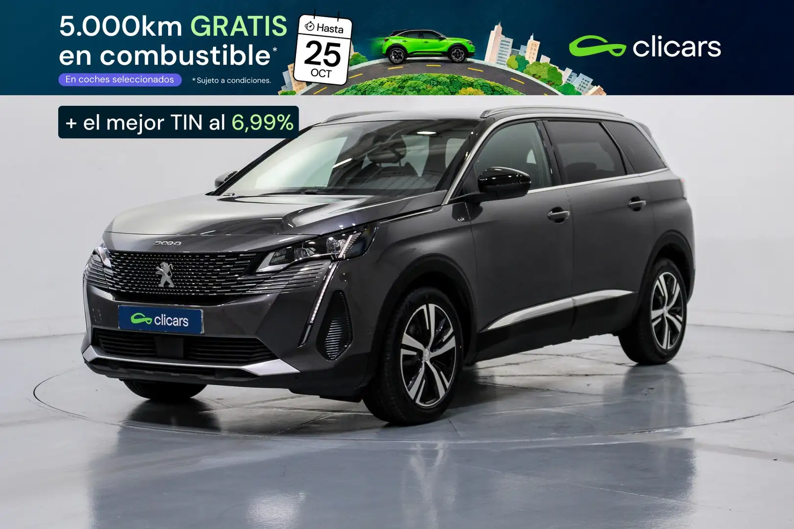 Peugeot 5008 1.5BlueHDi S&S GT EAT8 130 Gris - 1
