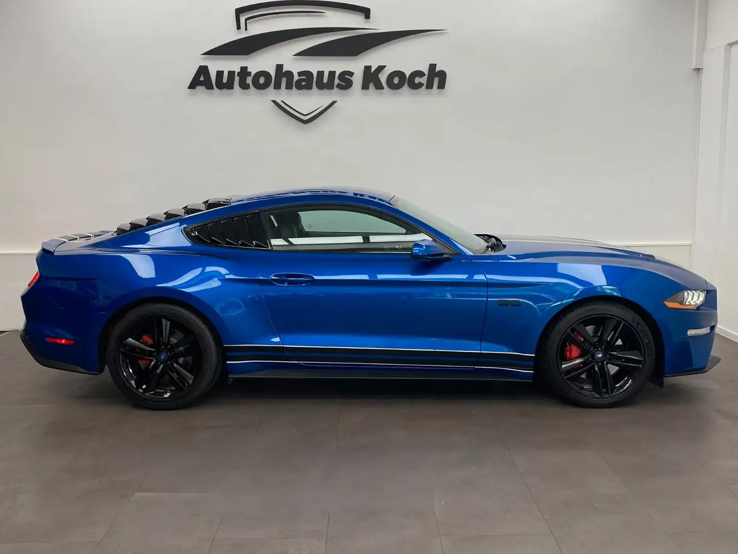 Ford Mustang MUSTANG 5.0 V8 GT 500 SHELBY LOOK! PRACHTSTÜCK Blauw - 2