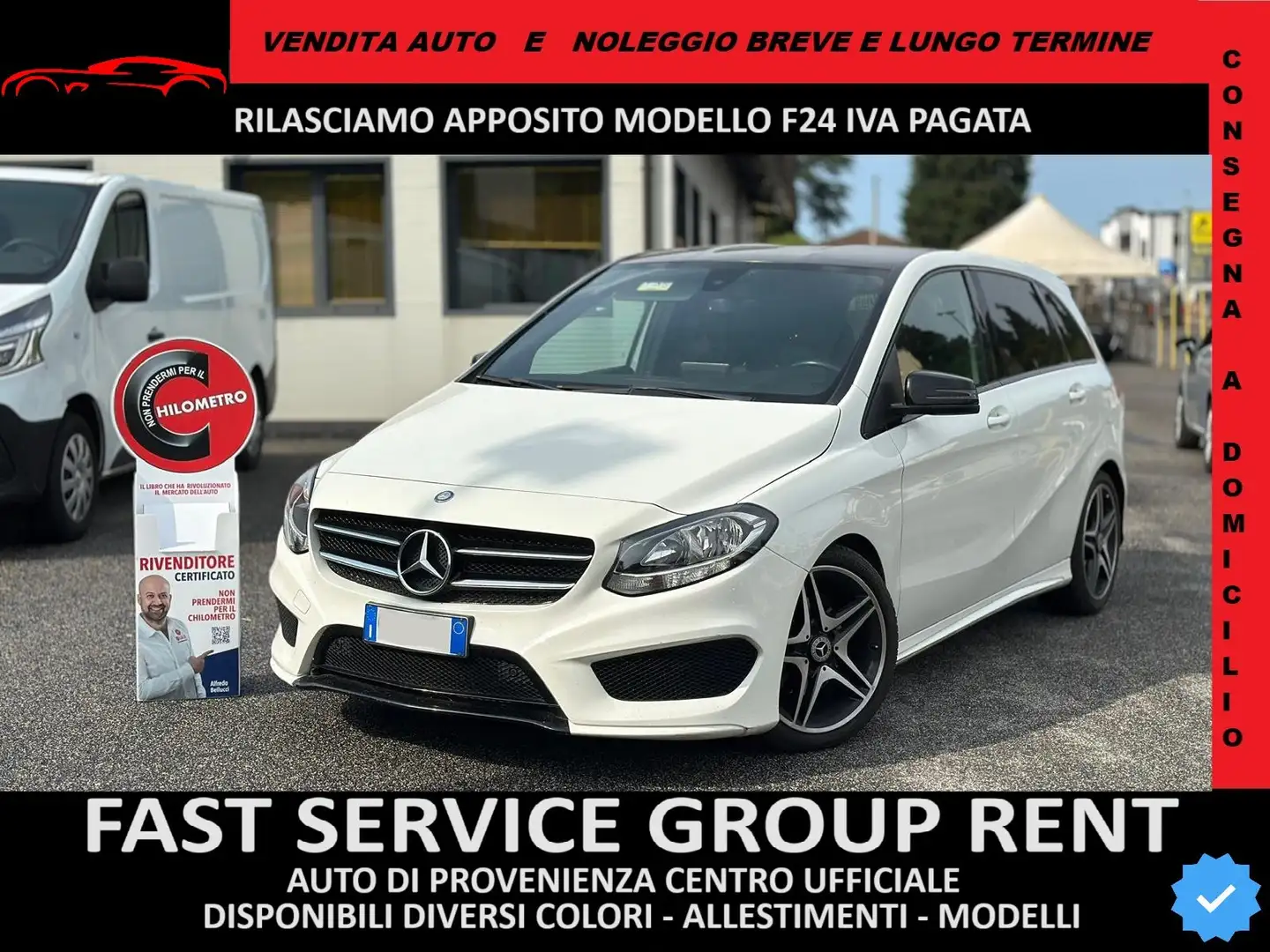 Mercedes-Benz B 180 B 180 d PREMIUM AMG TELECAMERA Bianco - 1