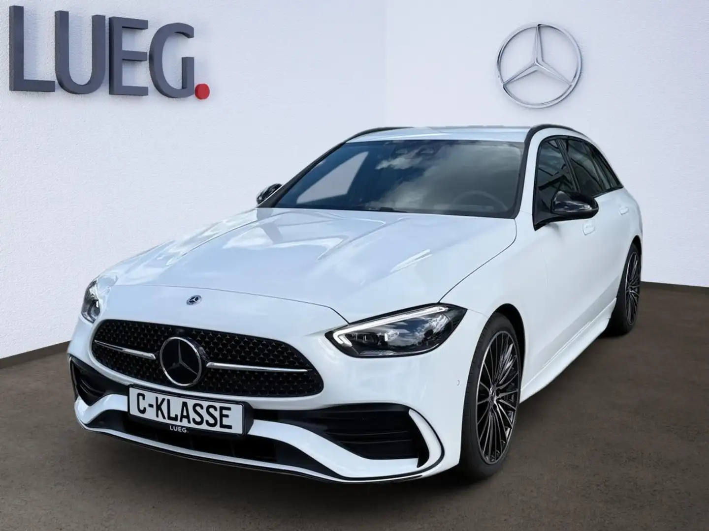 Mercedes-Benz C 220 d T AMG-EDITION+ADVANCED+LED+NIGHT+AHK Weiß - 1