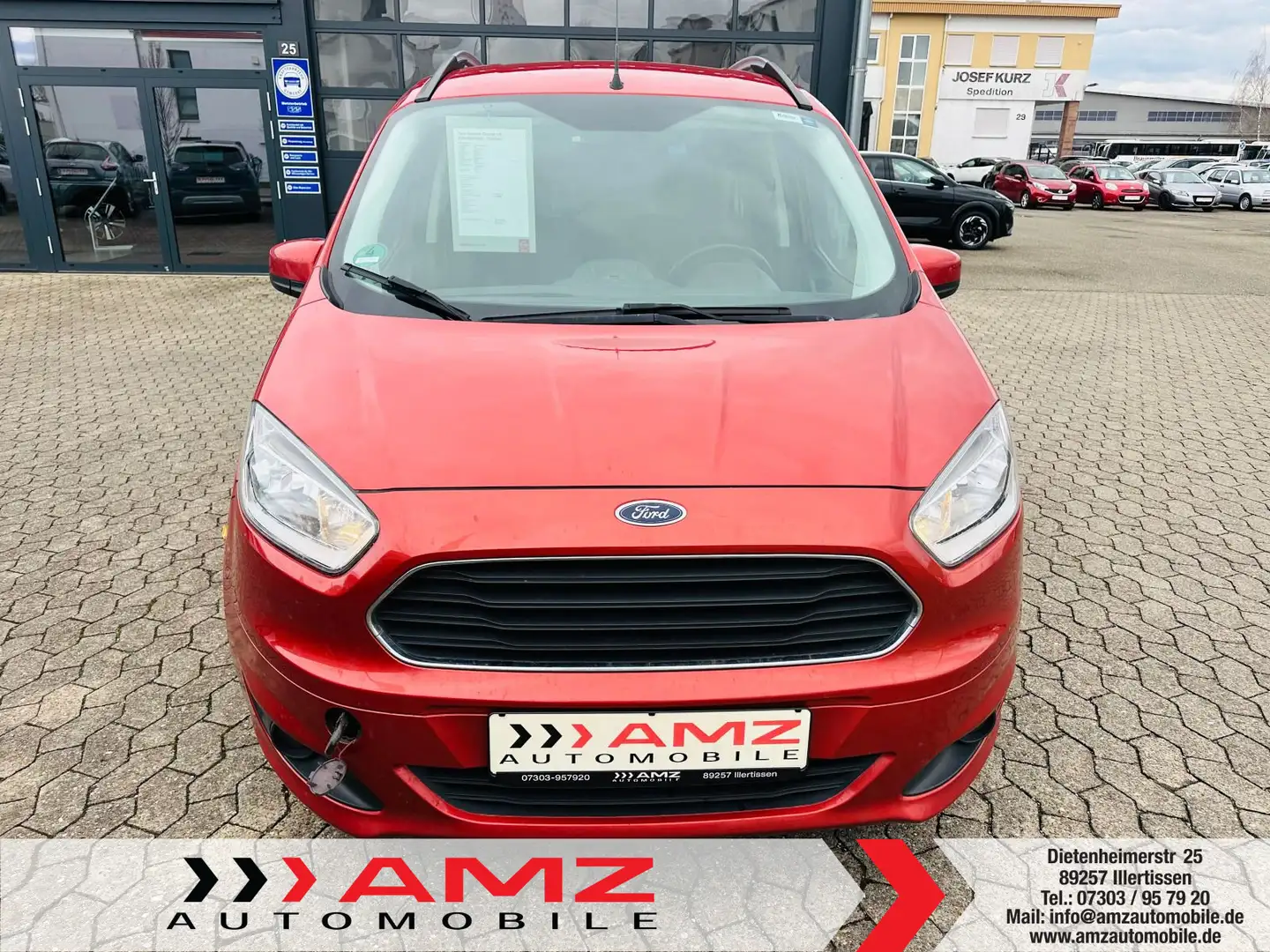 Ford Tourneo Courier 1.0 Schaltgetriebe - Titanium Rot - 2