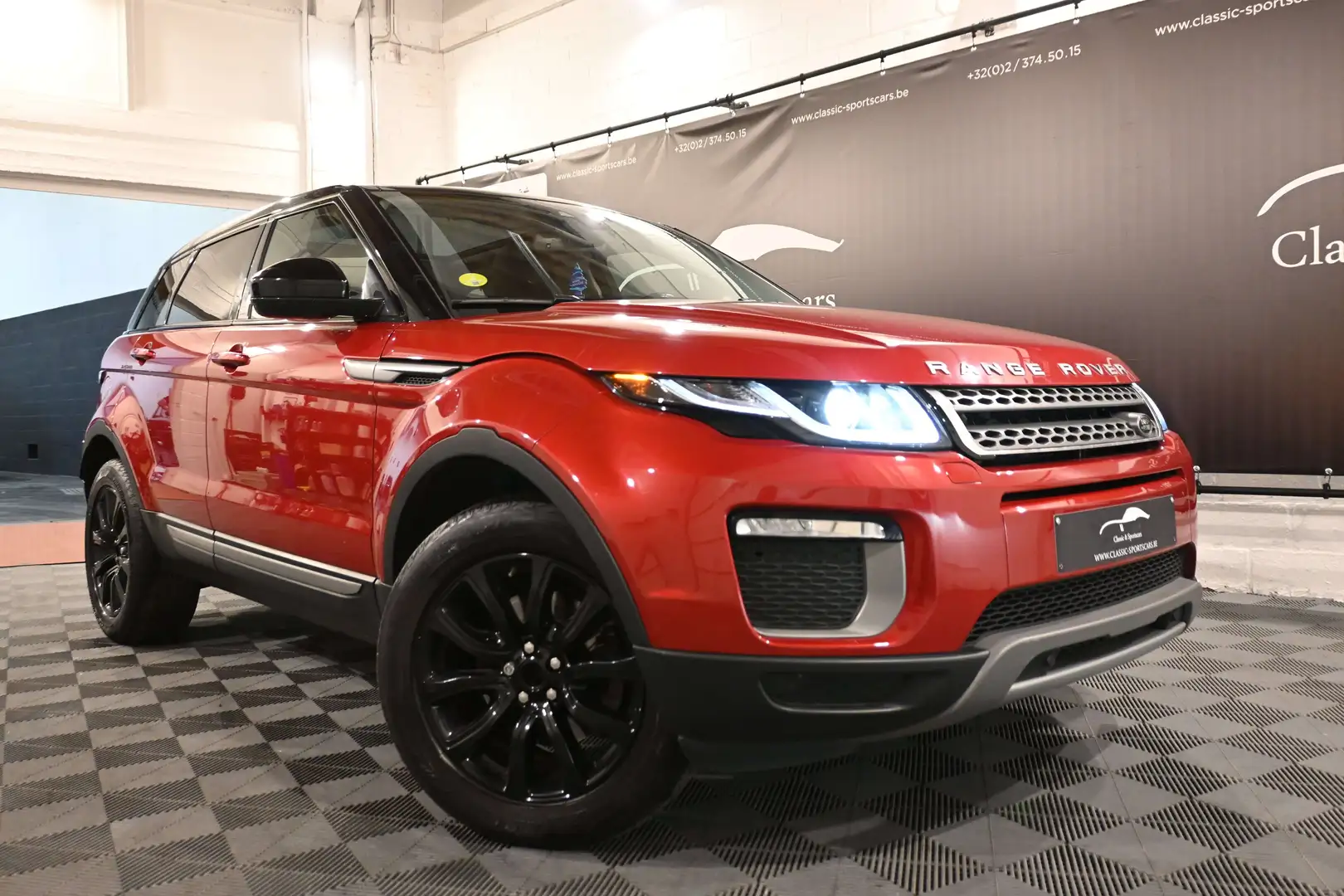 Land Rover Range Rover Evoque 2.0 TD4 4WD HSE / CUIR / GPS NAVI / LANE ASSIT Rouge - 2