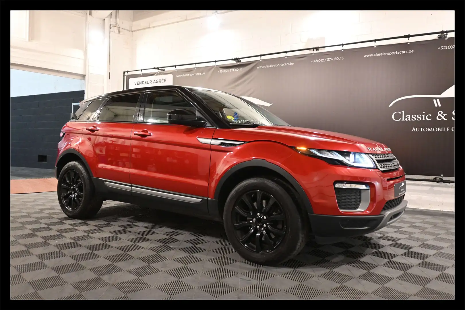 Land Rover Range Rover Evoque 2.0 TD4 4WD HSE / CUIR / GPS NAVI / LANE ASSIT Rouge - 1