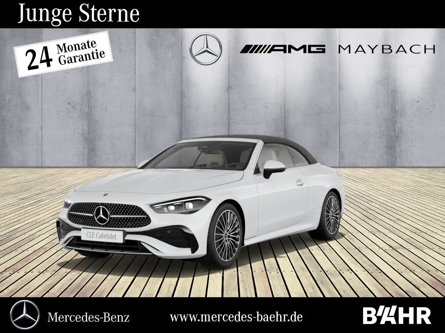 Mercedes-Benz CLE 200 CLE 200 Cabrio AMG/Digital-Light/360°/Airscarf Weiß - 1