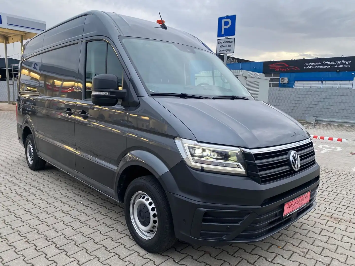 Volkswagen Crafter Kasten 35 M Lang Hochdach DSG LED AHK Grau - 2